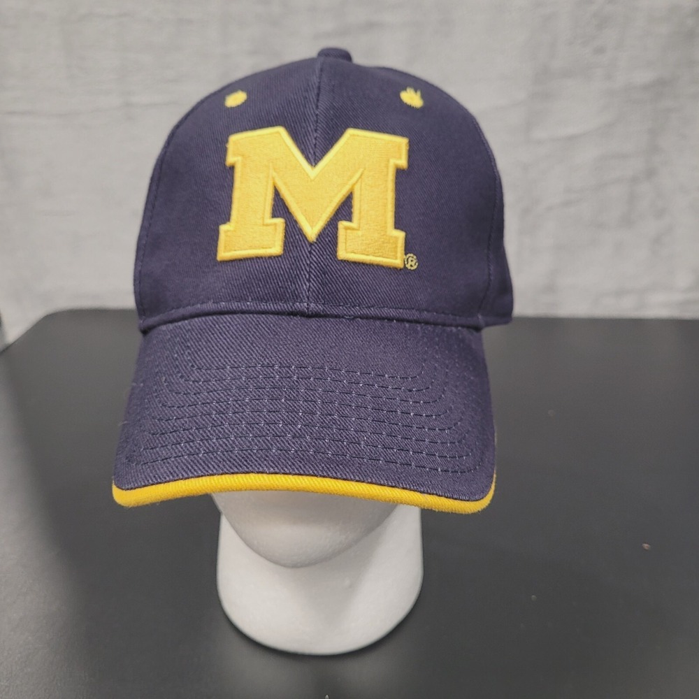 Michigan Wolverines Hat Cap Adjustable Strap NCAA Football‎